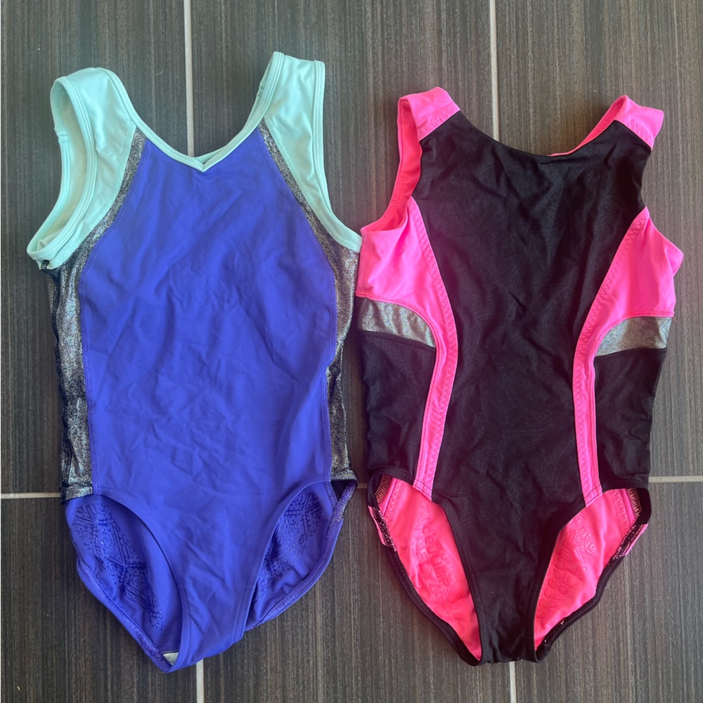Ivivva by Lululemon Gymnastics Leotards (two) girls size 12